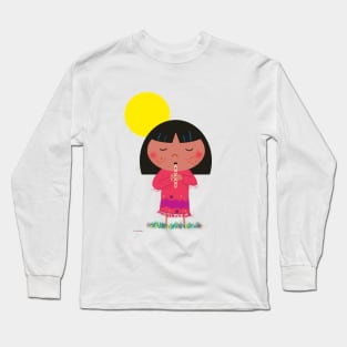 Native Flutist Long Sleeve T-Shirt